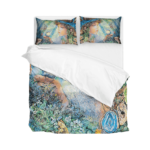 ست لحاف تک نفره ۴ تکه سه بعدی king size-طرح CANVAS